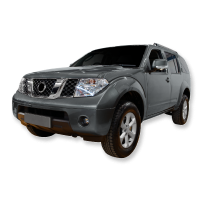 A grey SUV with a modern design, isolated on a white background, representing vehicle storage options.